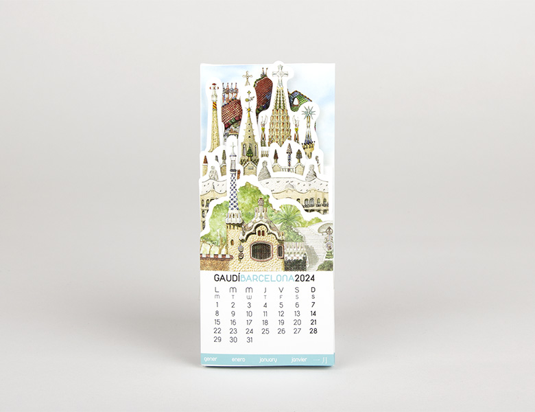 Calendario Pocket – Gaudí & Barcelona